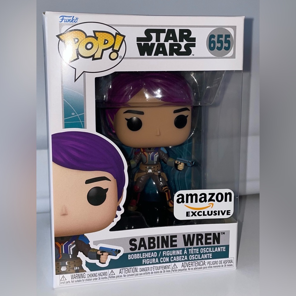 Funko Pop Star Wars Sabine Wren #655 Amazon Exclusive Vinyl Figure